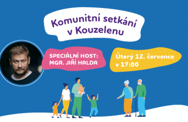 Komunitní setkání v Kouzelenu - Mgr. Jiří Halda