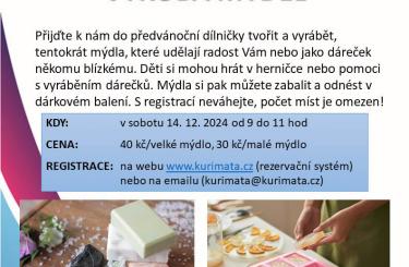 Vánoční dílnička - výroba mýdel