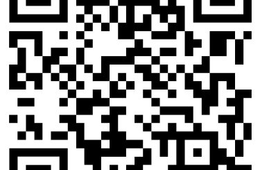 QR kód odkazující k registračnímu formuláři na akci